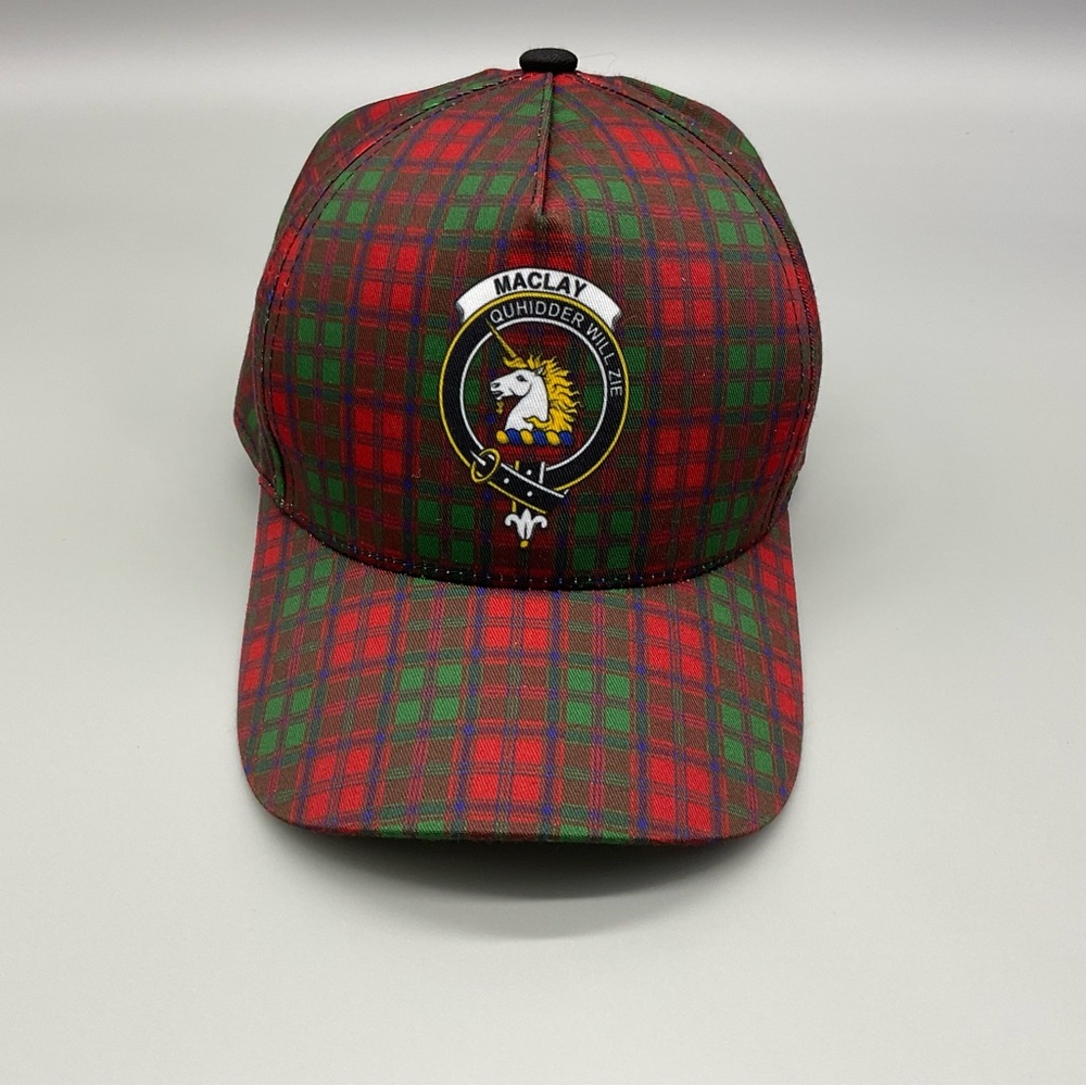 Red and Green Plaid Hat